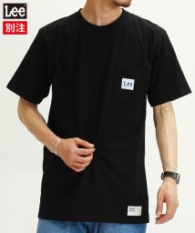 Lee(Lee)/【LEE】【別注】 リー ピスポケ プリント 半袖 Tシャツ ユニセックス/ピュアブラック