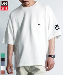 Lee(Lee)/【LEE】【別注】 リー ポケット付き スウェット プリント 半袖 Tシャツ ユニセックス/ホワイト