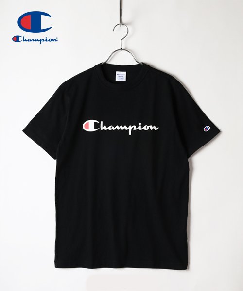 CHAMPION(チャンピオン)/【Ｃhampion】 チャンピオン 胸ロゴプリント 半袖　Ｔシャツ ユニセックス/ブラック