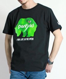 PENFIELD(PENFIELD)/【ＰＥＮＦＩＥＬＤ】 ペンフィールド クマロゴガラ プリント 半袖 Tシャツ ユニセックス/ブラック