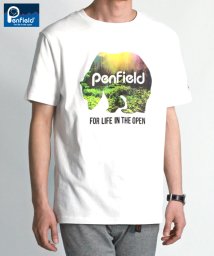 PENFIELD(PENFIELD)/【ＰＥＮＦＩＥＬＤ】 ペンフィールド クマロゴガラ プリント 半袖 Tシャツ ユニセックス/オフホワイト