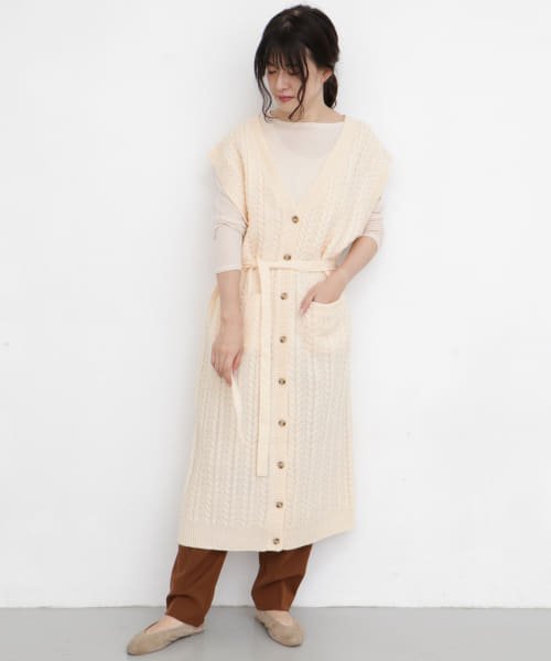 セール Kbf ケーブルニットベストワンピース アーバンリサーチ アウトレット Urban Research Outlet Magaseek