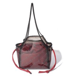 Stella McCartney(ステラマッカートニー)/【STELLA McCARTNEY】Small Plexi Falabella with Logo Tote/レッド系