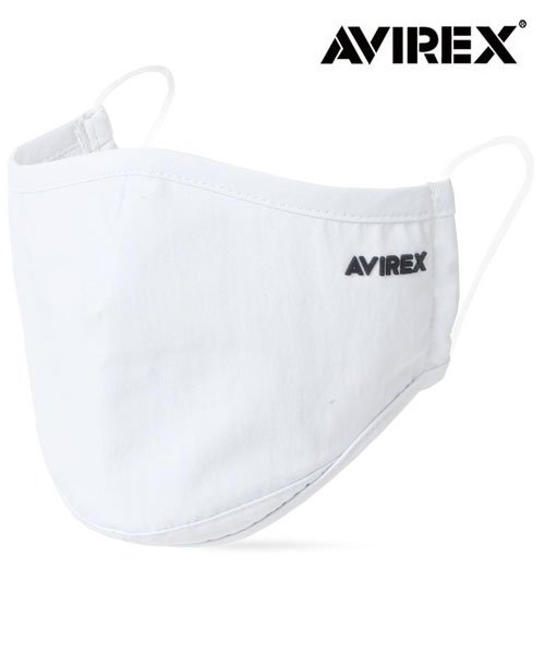 MARUKAWA(マルカワ)/【AVIREX】アヴィレックス ファッションマスク / 洗濯可能 繰り返し使える エコマスク/ホワイト