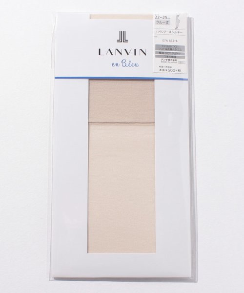 LANVIN en Bleu(ladies socks)(ランバンオンブルー（レディスソックス）)/ブライトパンスト(クルー丈)/ルミエール