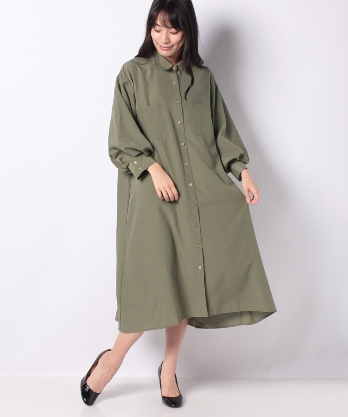 セール 袖ボリュームワンピース オリーブデオリーブ Olive Des Olive Magaseek