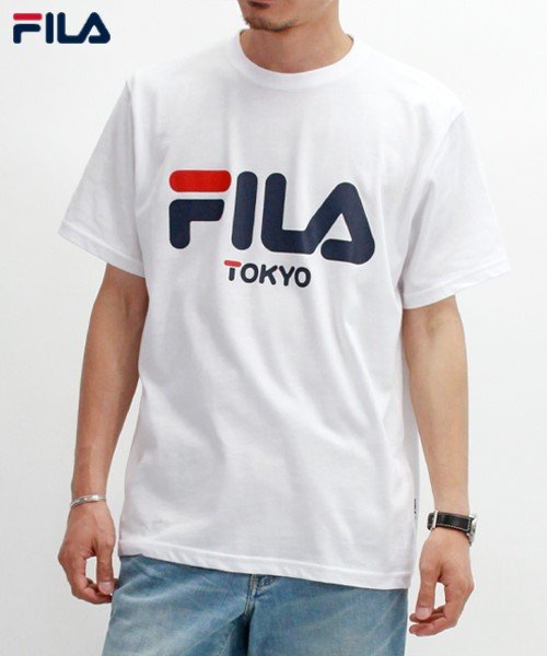 セール ｆｉｌａ フィラ 胸ロゴ 半袖 ｔシャツ ユニセックス Fila Fila Magaseek