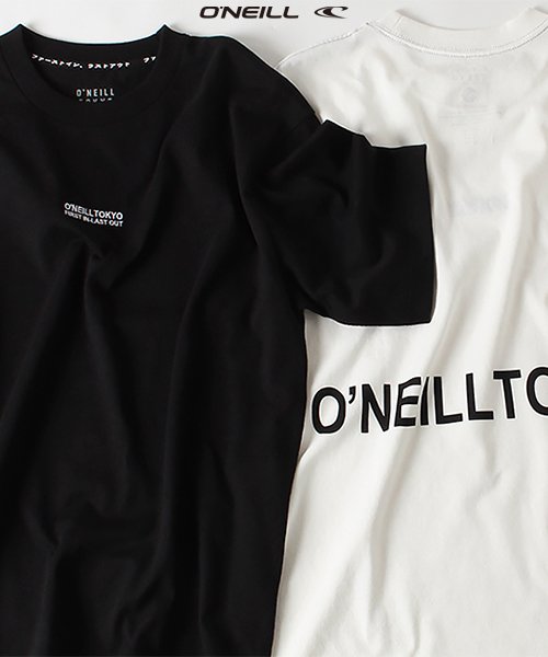 O NEILL(O NEILL)/【O'NEILL】 オニール TOKYO 胸ロゴ 半袖Tシャツ/ブラック