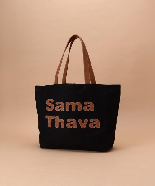 Samantha Thavasa(サマンサタバサ)/サマタバパッチワークトート/ブラック