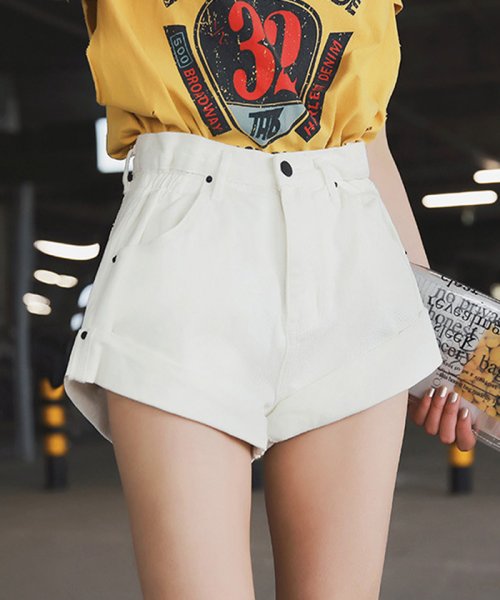 セール デニム ショートパンツ レディース 裾ロールアップ ホットパンツ ウエストゴム カジュアル ジーンズ 美脚ショーパン ゆったり ミニミニストア Miniministore Magaseek セール デニム ショートパンツ レディース 裾ロールアップ ホットパンツ ウエストゴム カジュアル ジーンズ 美脚ショーパン ゆったり ミニミニストア Miniministore Magaseek