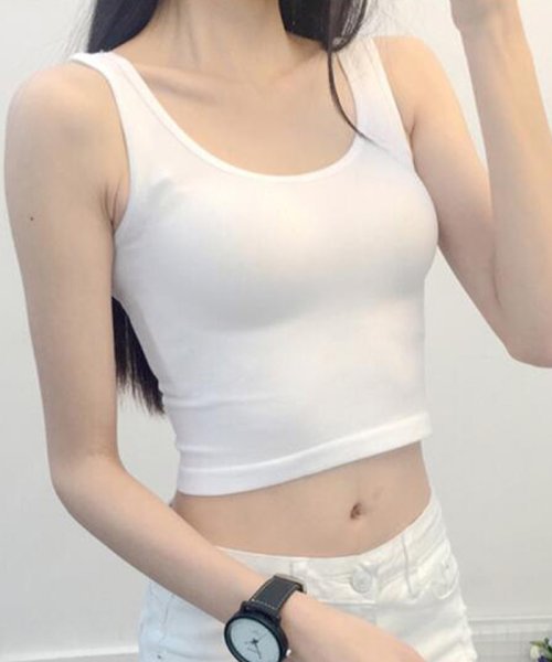 セール Uネック ショート丈 タンクトップ ミニミニストア Miniministore Magaseek