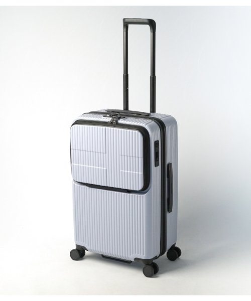 innovator(イノベーター)/【2年保証】イノベーター スーツケース Mサイズ 62L フロントオープン トップオープン 軽量 innovator INV60/グレー
