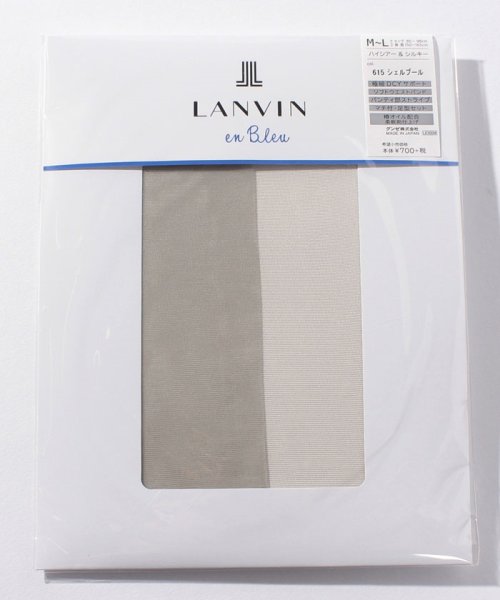 LANVIN en Bleu(ladies socks)(ランバンオンブルー（レディスソックス）)/交編パンスト（M‐L）/シェルブール