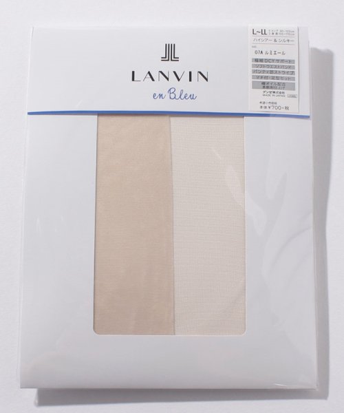 LANVIN en Bleu(ladies socks)(ランバンオンブルー（レディスソックス）)/交編パンスト（L‐LL）/ルミエール