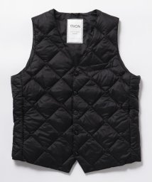 NOLLEY’S goodman(ノーリーズグッドマン)/【TAION/タイオン】TAION CITY LINE SNAP BUTTON DOWN GILET　TAION－003C1/ブラック