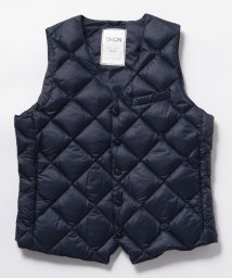 NOLLEY’S goodman(ノーリーズグッドマン)/【TAION/タイオン】TAION CITY LINE SNAP BUTTON DOWN GILET　TAION－003C1/ネイビー