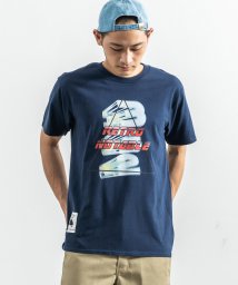 Rocky Monroe(ロッキーモンロー)/Tシャツ メンズ レディース 半袖 プリント クルーネック ペアルック 男女兼用 ユニセックス 犬とおそろい ペット カジュアル 春夏 LICICK リシック /ネイビー