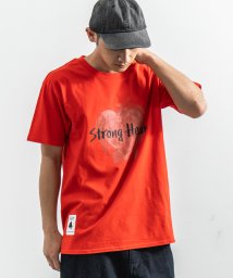 Rocky Monroe(ロッキーモンロー)/Tシャツ メンズ レディース 半袖 プリント クルーネック ペアルック 男女兼用 ユニセックス 犬とおそろい ペット カジュアル 春夏 LICICK リシック /レッド系1