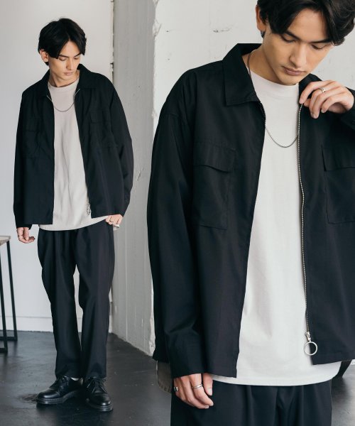 セール セットアップ メンズ 上下 長袖 シャツジャケット テーパードパンツ ワイド2bジャケット 2点セット ビッグシルエット オーバーサイズ ワンマイルウェア ラウ ロッキーモンロー Rocky Monroe Magaseek