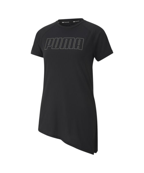 PUMA(プーマ)/トレーニング グラフィック ロゴ ウィメンズ 半袖 Tシャツ/PUMABLACK-Q4