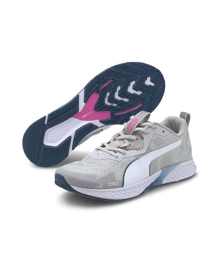 63%OFF！＜マガシーク＞ プーマ スピード 500 2 ウィメンズ ランニング シューズ レディース GRAYVIOLET-DIGI-BLUE 23 PUMA】 タイムセール開催中】