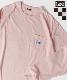 Lee(Lee)/【別注】【LEE】 リー ピスポケ ロング Tシャツ 長袖 Tシャツ ユニセックス/ピンク