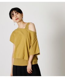 AZUL by moussy(アズールバイマウジー)/LAYERED 3WAY TOPS/D/YEL3