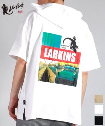 LARKINS(LARKINS)/【LARKINS】 ラーキンス バックフォト  Tシャツパーカー ユニセックス/ホワイト