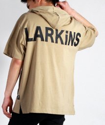 LARKINS(LARKINS)/【LARKINS】 ラーキンス バックロゴ  Tシャツパーカー ユニセックス/ベージュ
