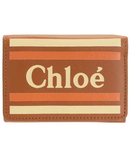 Chloe(クロエ)/【Chloe(クロエ)】 Chloe クロエ 財布 三つ折り 財布 /キャラメル