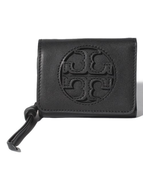 TORY BURCH(トリーバーチ)/【Tory Burch 】MILLER TRI－FOLD MICRO WALLET/ブラック