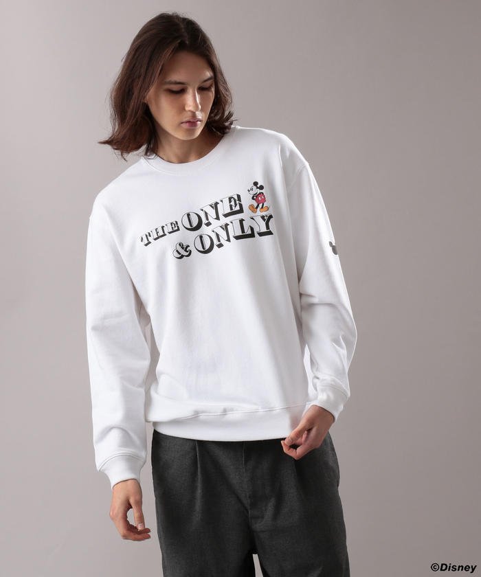 50%OFF！＜マガシーク＞ ショット Schott/DISNEY/ショット/ディズニー/SWEAT THE ONE & ONLY メンズ WHITE L Schott】 セール開催中】