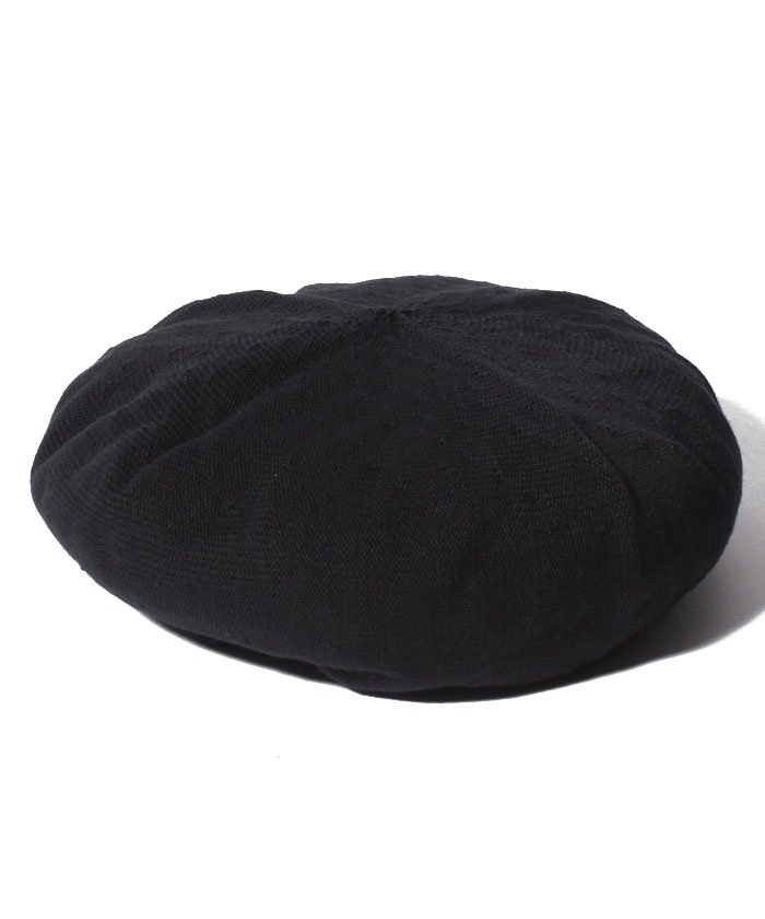 ＜マガシーク＞ アニエスベー A005 BERET コットンベレー レディース ブラック F agnes b.】