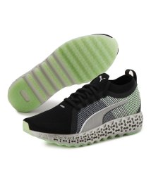 PUMA(PUMA)/カリブレート ランナー CS トレーニング シューズ/PUMABLACK-ELEKTROGREEN