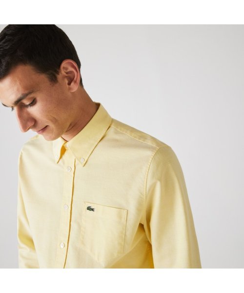 オックスフォードボタンダウンシャツ ラコステ メンズ Lacoste Mens Magaseek