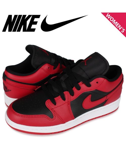 ナイキ Nike Nike Air Jordan 1 Low Gs ナイキ エアジョーダン 1 スニーカー レディース レッド 606 Magaseek