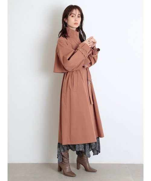 セール スタンドカラートレンチコート スナイデル Snidel Magaseek