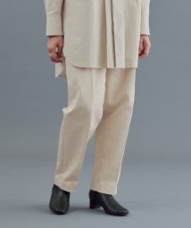 URBAN RESEARCH DOORS(アーバンリサーチドアーズ)/White Label　スーピマチノバックベルトトラウザー∴/L/BEIGE