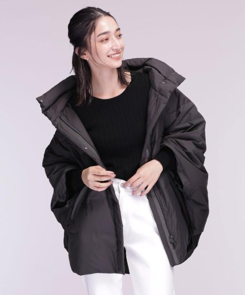 西川ダウン スタンドポンチョダウン ナノ ユニバース Nano Universe Magaseek