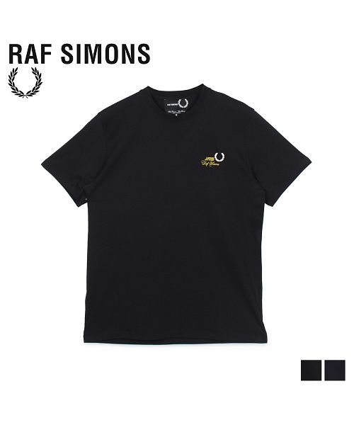 フレッドペリー ラフシモンズ Fred Perry Raf Simons Tシャツ 半袖 メンズ コラボ T Shirt ブラック ネイビー 黒 Sm8130 フレッドペリー Fred Perry Magaseek