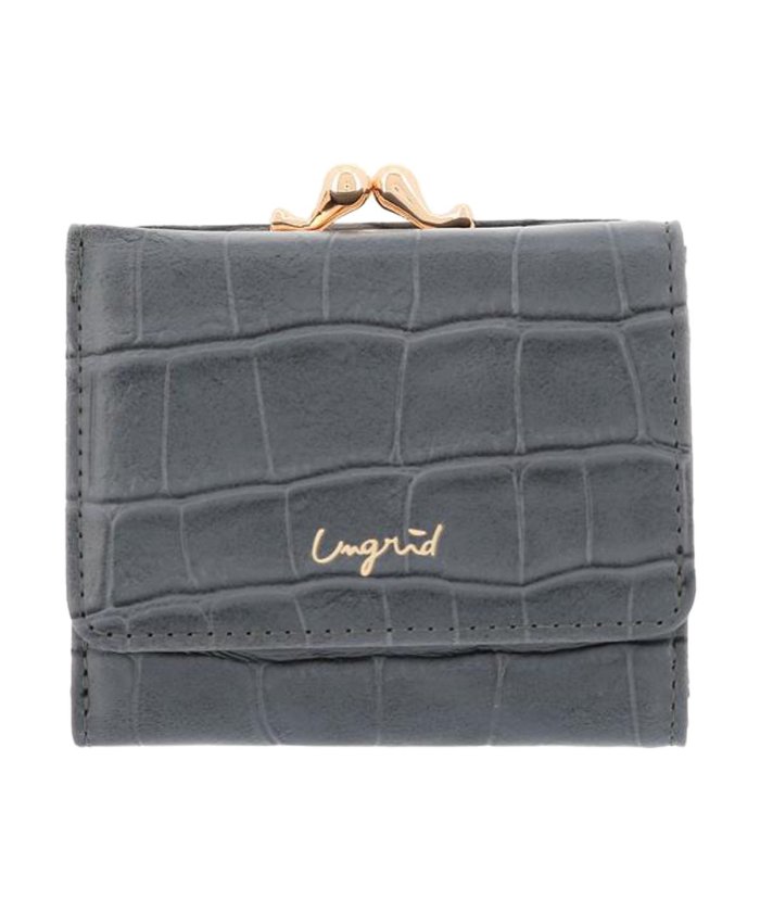 アングリッド Ungrid 財布 三つ折り レディース がま口 Wallet ブラック ホワイト グレー ベージュ ブラウン カーキ レッド ブルー イエロー アングリッド Ungrid Magaseek