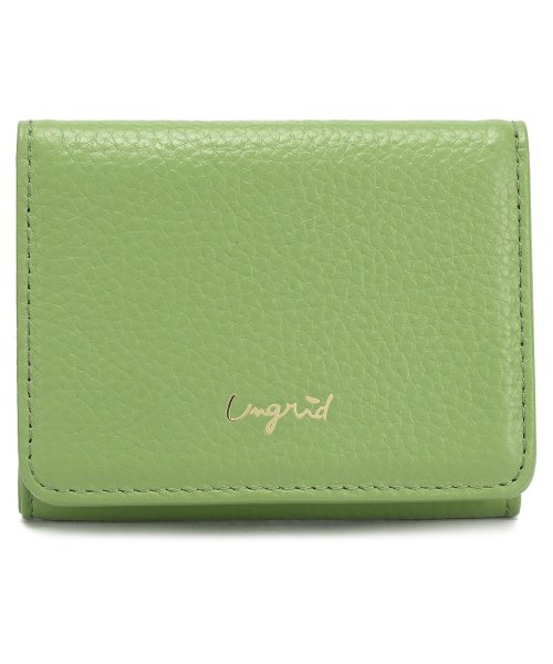 Ungrid(アングリッド)/アングリッド Ungrid 財布 ミニ財布 三つ折り レディース TRI－FOLD MINI WALLET ブラック グレー ネイビー オーク オリーブ キャメ/オリーブ