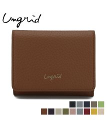 Ungrid(アングリッド)/アングリッド Ungrid 財布 ミニ財布 三つ折り レディース TRI－FOLD MINI WALLET ブラック グレー ネイビー オーク オリーブ キャメ/キャメル