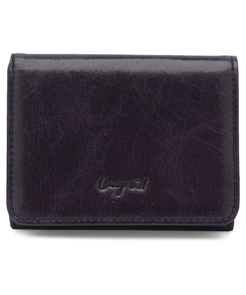 Ungrid(アングリッド)/アングリッド Ungrid 財布 ミニ財布 三つ折り レディース TRI－FOLD MINI WALLET グレー ネイビー カーキ ブラウン キャメル レッド/パープル