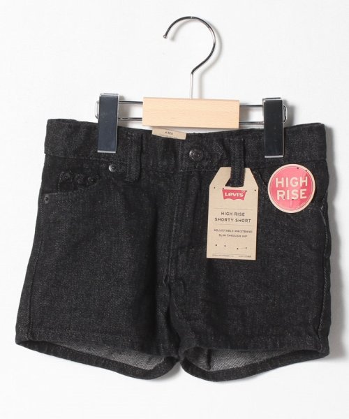 LEVI’S OUTLET(リーバイスアウトレット)/【KIDS】A－LINE HIGHRISE SHORTY/ブラック