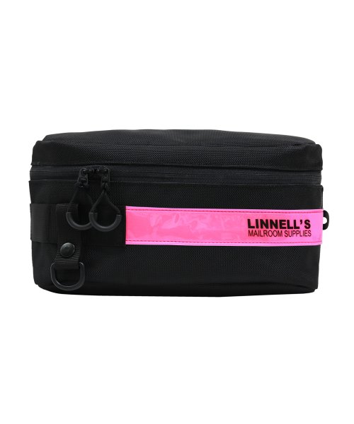 MICHAEL LINNELL(マイケルリンネル)/【MICHAEL LINNELL】Waist Bag　ウエストバッグ　ボディバッグ/ブラック×ピンク