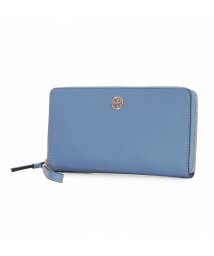 TORY BURCH(トリーバーチ)/TORY BURCH　64333　ラウンドファスナー長財布/ブルーウッド