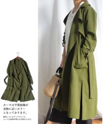 トレンチコート グリーン カーキ 緑色 のファッション通販 Magaseek