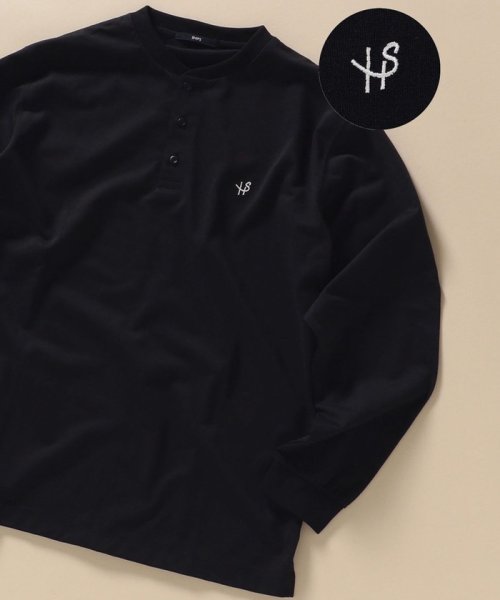 Web限定 Ships 吸水速乾 Uvケア Drymix R ヘンリーネック ロングスリーブ Tシャツ シップス メン Ships Men Magaseek