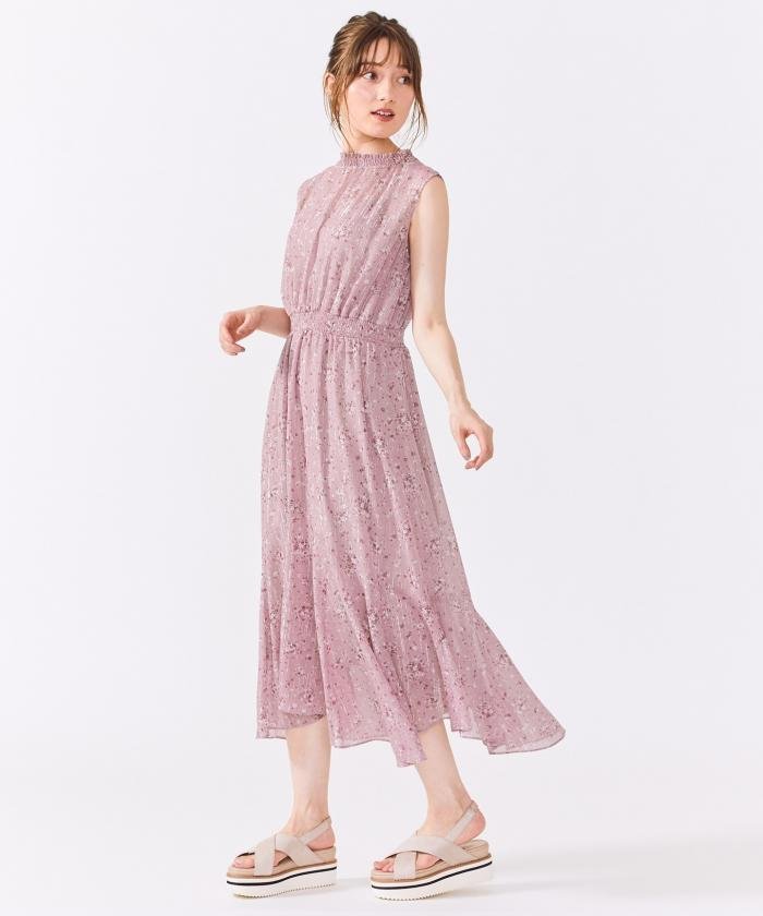 洗える Twinkleブーケプリント ワンピース フェルゥ Feroux Magaseek